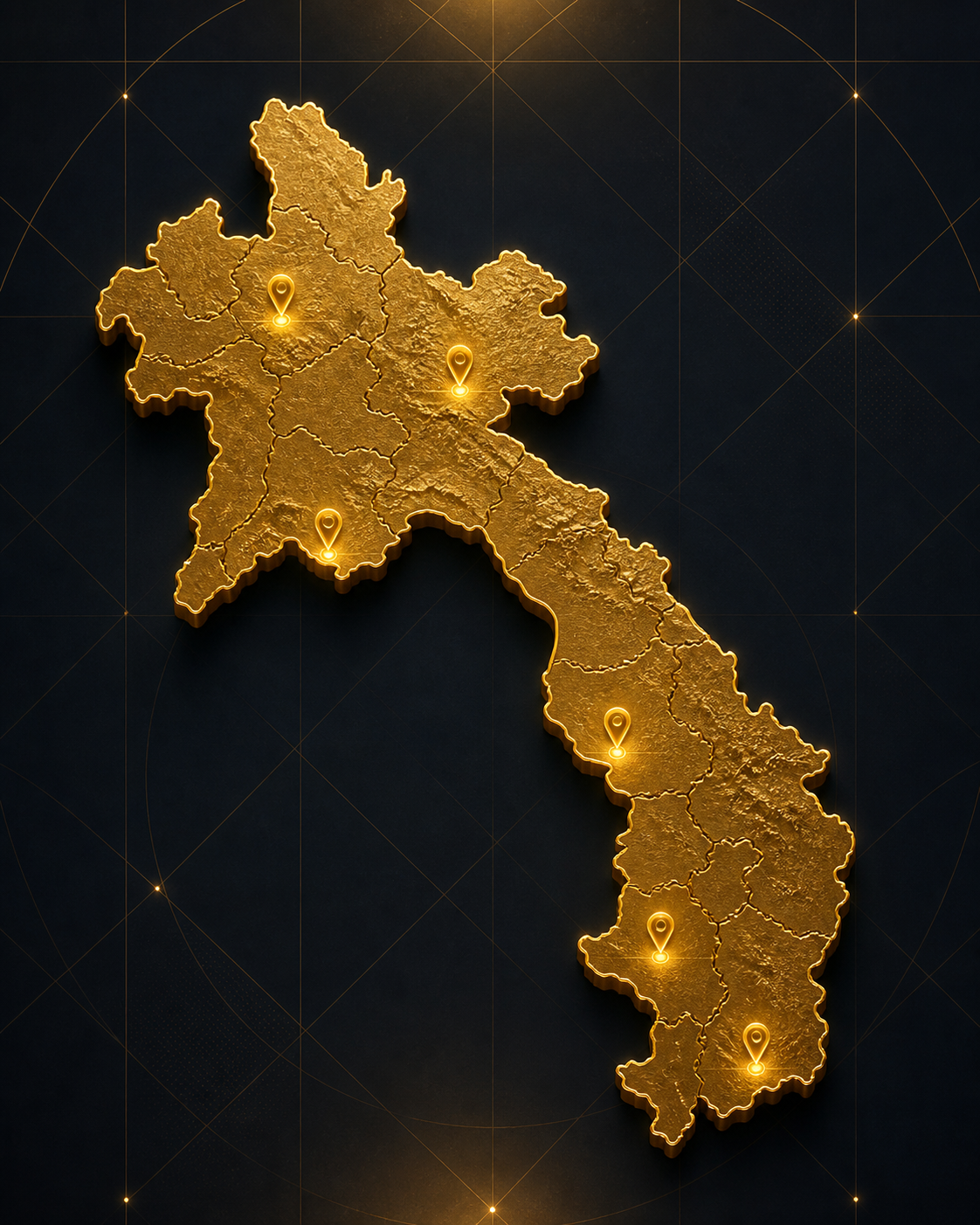 Laos member shop map